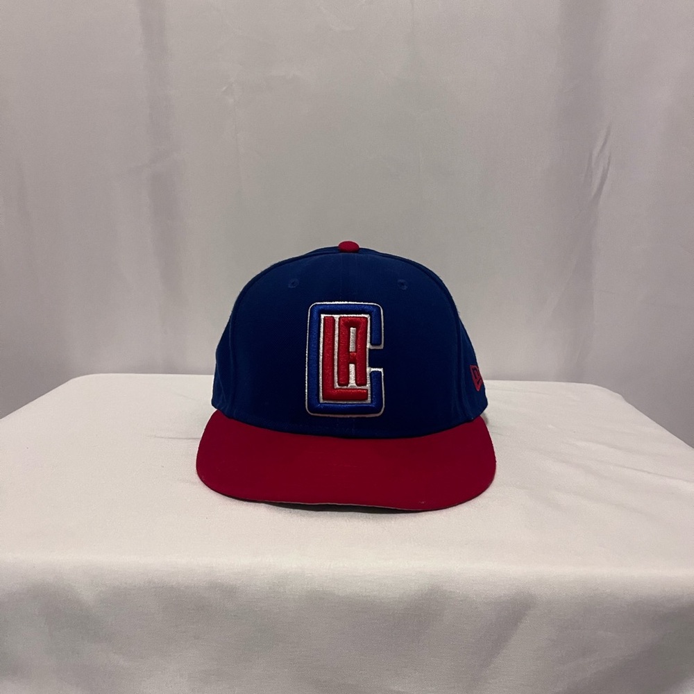 LA Clippers LAC 7 1/4 57.7cm New Era NBA 59FIFTY Basketball Hat blue red
